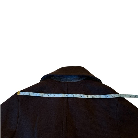 J. Crew Dark Gray Wool Blend Belted Overcoat with Shawl Collar NWOT Size XL - Picture 4 of 16